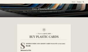 Buyplasticcards.wordpress.com thumbnail