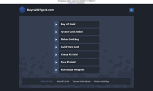 Buyrs2007gold.com thumbnail