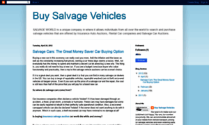 Buysalvagevehicles.blogspot.com thumbnail