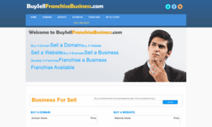 Buysellfranchisebusiness.com thumbnail