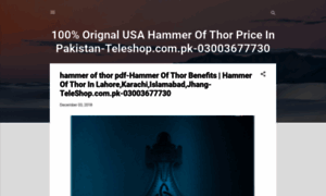 Buyusahammerofthorpriceinpakistan.blogspot.com thumbnail