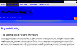 Buywebhosting.tv thumbnail