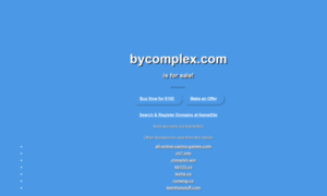 Bycomplex.com thumbnail