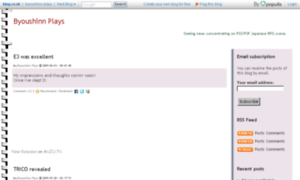 Byoushinn-plays.blog.co.uk thumbnail
