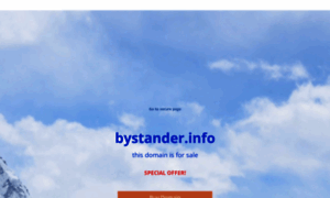 Bystander.info thumbnail