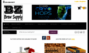 Bzbrewsupply.com thumbnail