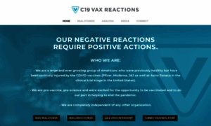 C19vaxreactions.com thumbnail