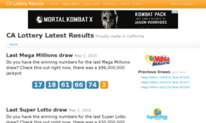 Ca-lottery-results.com thumbnail