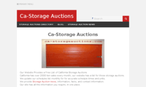 Ca-storageauctions.com thumbnail