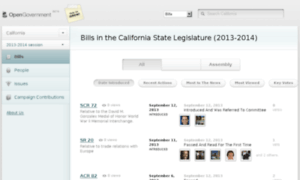 Ca.opengovernment.org thumbnail