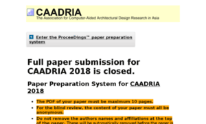Caadria-review.org thumbnail