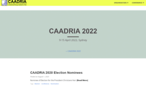Caadria.org thumbnail