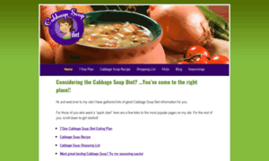 Cabbage-soup-diet.com thumbnail