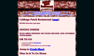 Cabbagepatchrestaurant.com thumbnail