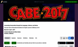 Cabe2017.sched.com thumbnail