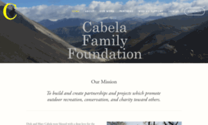 Cabelafamilyfoundation.org thumbnail