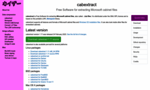Cabextract.org.uk thumbnail