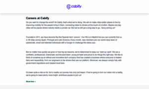 Cabify.workable.com thumbnail