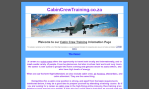 Cabincrewtraining.co.za thumbnail