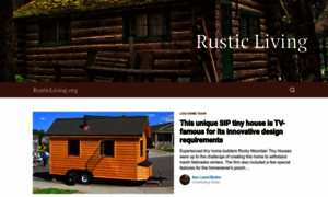 Cabins.rusticliving.org thumbnail