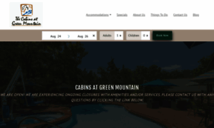 Cabinsatgreenmountain.com thumbnail