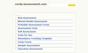 Cacfp-assessment.com thumbnail