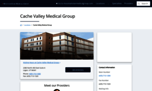 Cachevalleymedicalgroup.com thumbnail