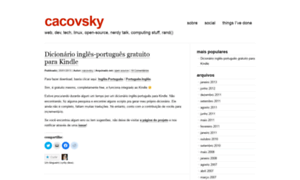 Cacovsky.wordpress.com thumbnail