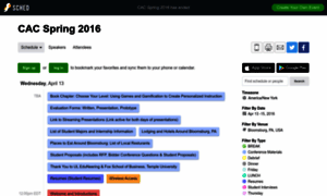 Cacspring2016.sched.org thumbnail