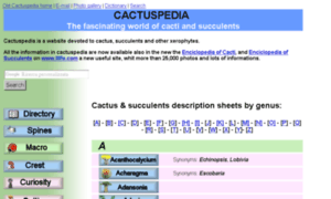 Cactuspedia.info thumbnail