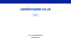 Caddiemaster.co.uk thumbnail