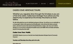 Cadescoveheritagetours.org thumbnail