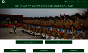 Cadetcollegeadmission.army.mil.bd thumbnail