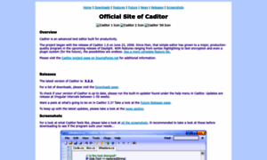 Caditor.sourceforge.net thumbnail