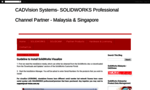 Cadvisionsolidworksmalaysia.blogspot.com thumbnail