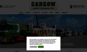 Cadzowheavyhaulage.com thumbnail