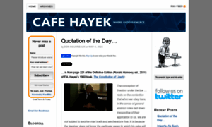 Cafehayek.com thumbnail