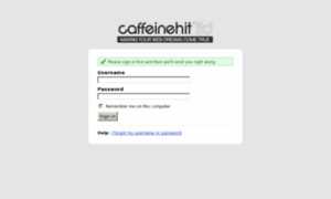 Caffeinehit.updatelog.com thumbnail