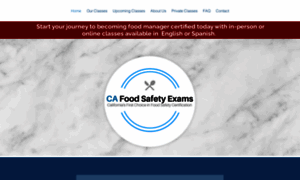 Cafoodsafetyexams.com thumbnail