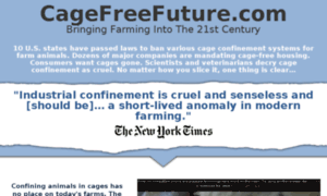 Cagefreefuture.com thumbnail