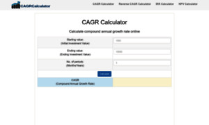 Cagrcalculator.net thumbnail