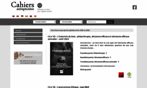 Cahiers-antispecistes.org thumbnail