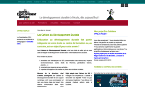 Cahiers-developpement-durable.be thumbnail