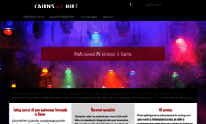 Cairnsaudiohire.com.au thumbnail