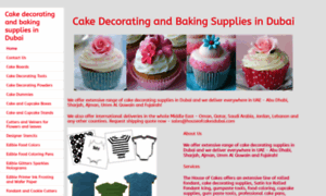 Cakedecoratingandbakingsuppliesindubai.yolasite.com thumbnail