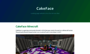Cakeface.co thumbnail