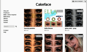 Cakeface.storenvy.com thumbnail