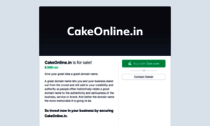 Cakeonline.in thumbnail