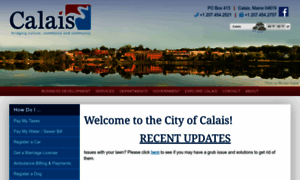 Calaismaine.org thumbnail