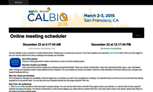 Calbio2015.meeting-mojo.com thumbnail
